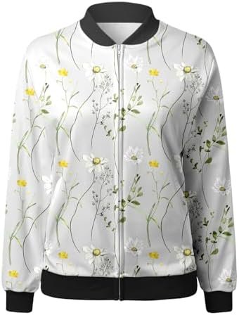 Women Fashion Floral Print Round Neck Casual Loose Long Sleeve Coat Top Women Warm Hoodies