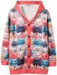 Women'S Fashion Hoodies Print Sweatshirts Long Sleeve Hoodies Print Button Coat Tops Clothes Womens Long Coats