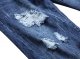Mens Ripped Jeans, Distressed Destroyed Slim Fit Straight Leg Denim Pants