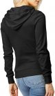 Women's Slim Fit Zip Up & Pullover Hoodie Lightweight Long Sleeve Kangaroo Pocket Basic Casual Sweatshirt