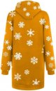 Women's Christmas Printed Long Sleeved Hooded Sweatshirt with Pocket Hoodie Pullover Dress Hoodie Women New Years